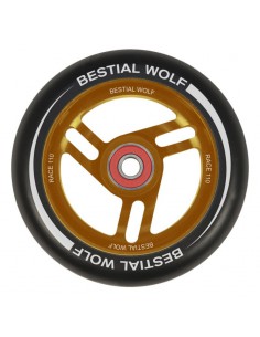 RUEDA BESTIAL WOLF RACE NEGRO/NARANJA 110MM1401
