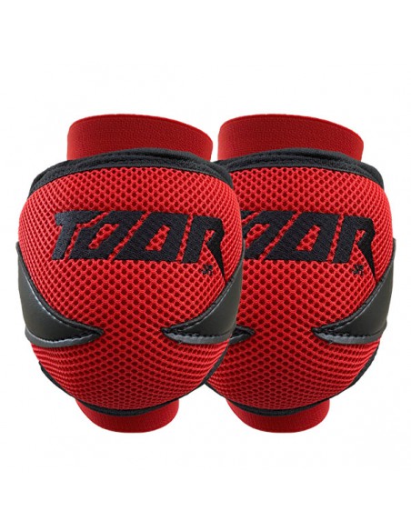 RODILLERAS TOOR LINE AIR ROJO NEGRO INFANTIL1766