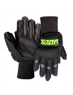GUANTES TOOR LINE AIR NEGRO VERDE FLÚOR XL1871