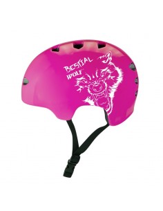 CASC BESTIAL WOLF SKULL FUCSIA2779