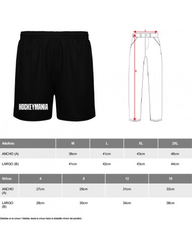 PANTALÓ CURT HOCKEYMANIA CAMPUS NEGRE3731