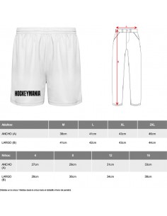 PANTALÓ CURT HOCKEYMANIA CAMPUS BLANC3836 2