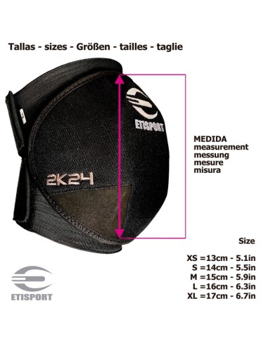 GENOLLERES ETISPORT NEGRE VERMELL L4410