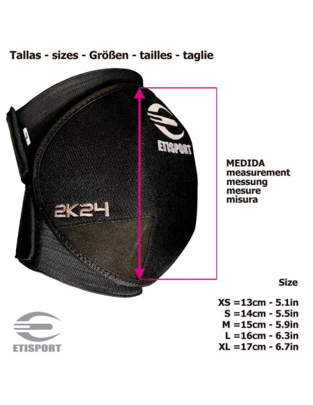 GENOLLERES ETISPORT NEGRE VERD M4418