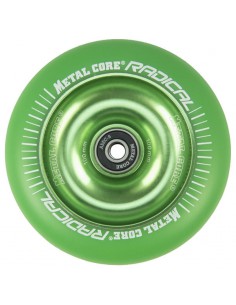 RUEDA METALCORE© 100MM - VERDE / VERDE FLUORESCENTE 640