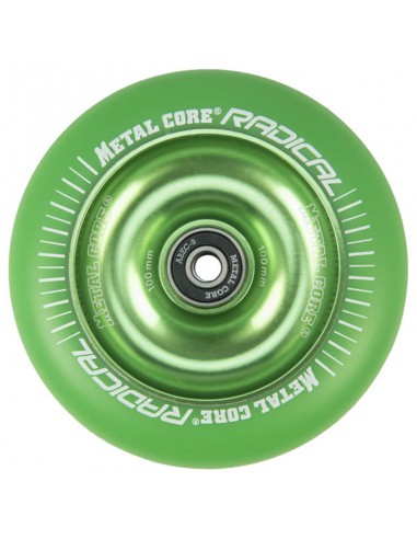 RUEDA METALCORE© 100MM - VERDE / VERDE FLUORESCENTE 640