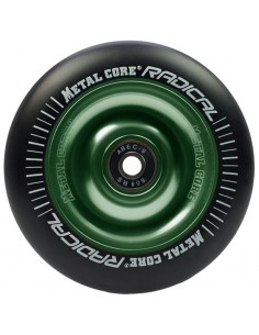 RUEDA METALCORE© 100MM - NEGRO / VERDE 662